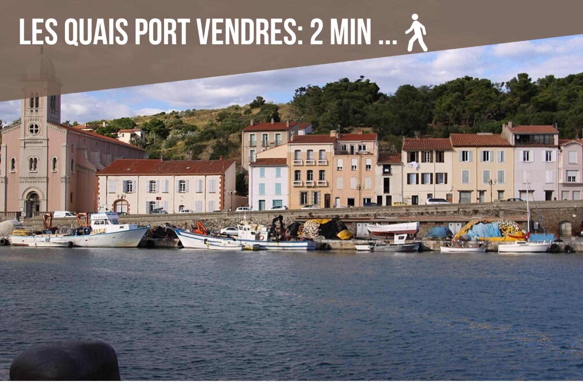 Apartament L'Escapade, Port A 200M, Climatisation Et Balcon Port Vendres Zewnętrze zdjęcie